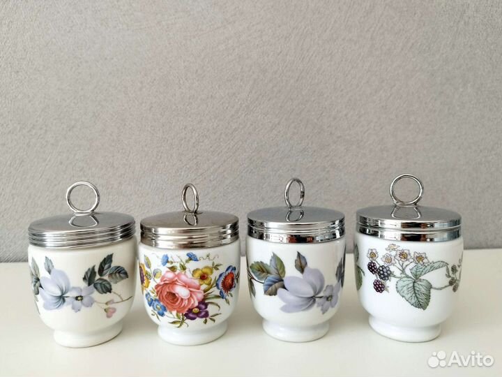 Английские фарфоровые кодлеры на два яйца