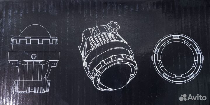 Противотуманные светодиодные фары газель