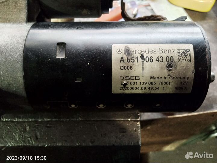 Стартер мерседес спринтер