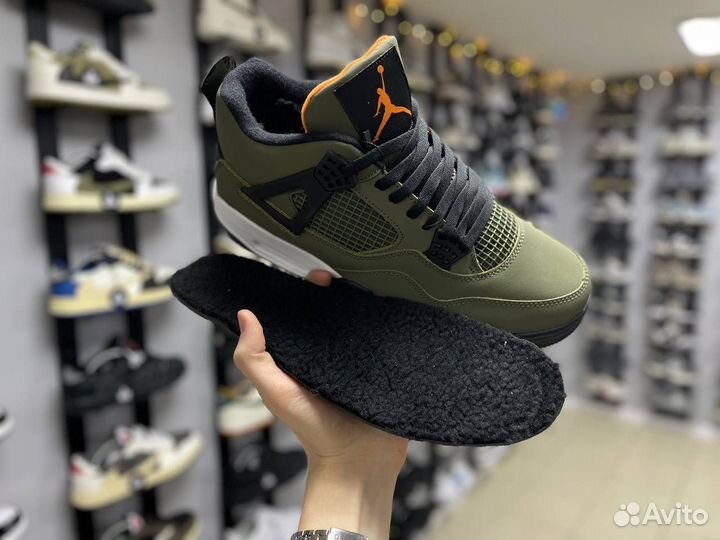 Кроссовки Nike Air Jordan 4 Retro Military Green