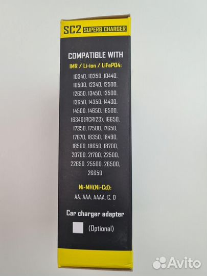 Зарядное устройство nitecore SC2