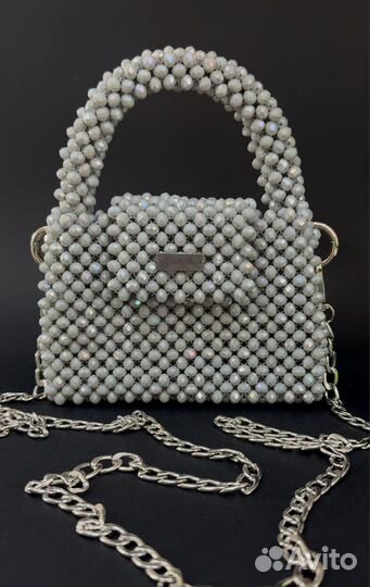 Сумка из хрустальных бусин
