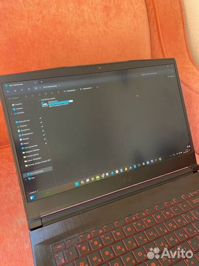 Ноутбук GF63 Thin + RTX 3050 + 512GB SSD + 8GB