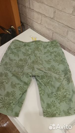 Шорты бриджи джинсовые на мальчика 128-134