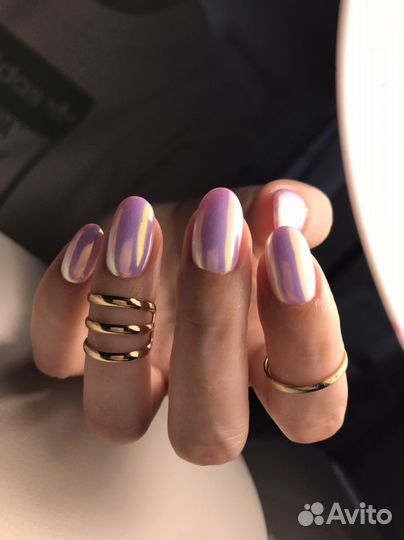 Наращивание ногтей, покрытие гель-лаком