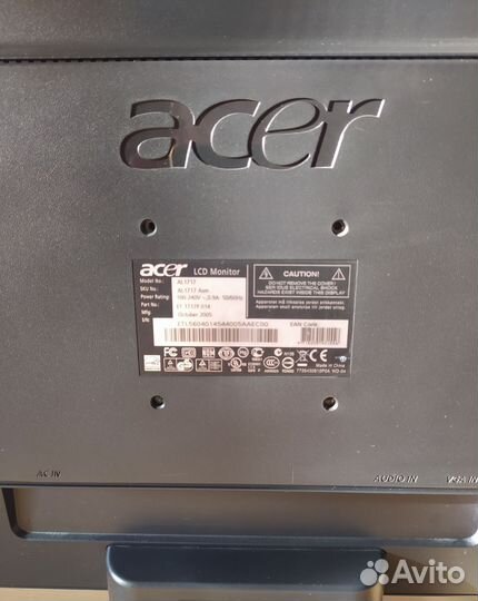 Монитор Acer 17