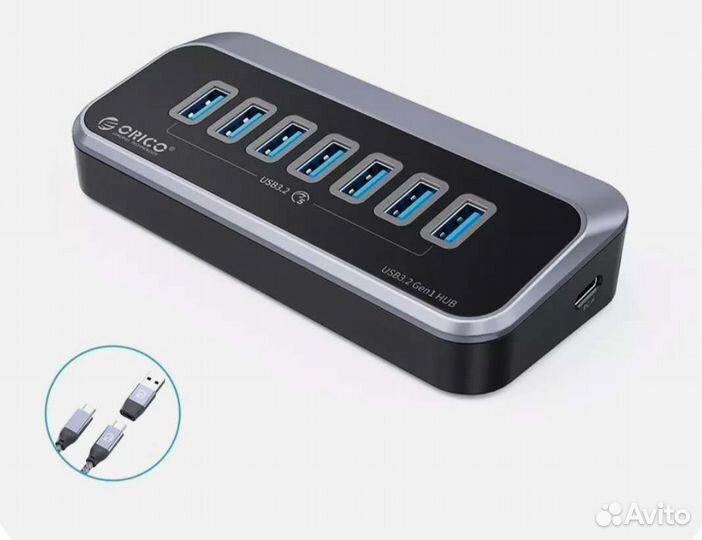 USB HUB orico 7 Ports USB 3,2