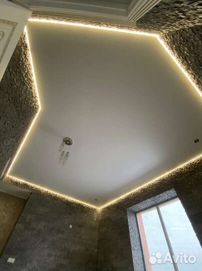 Натяжные потолки установка