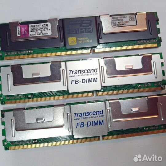Оперативная память серверная DDR3, fb-dimm DDR2
