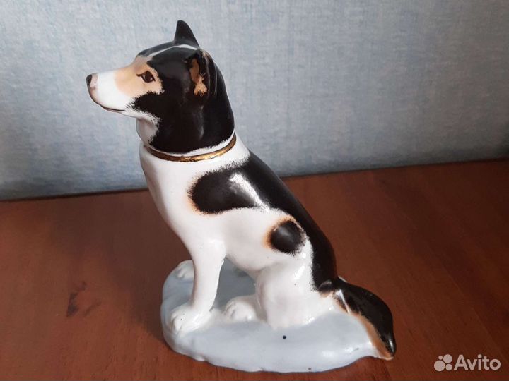 Фарфоровая статуэтка Собака Папанина 1936