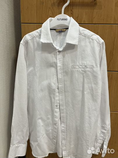 Рубашки белые для мальчика 146