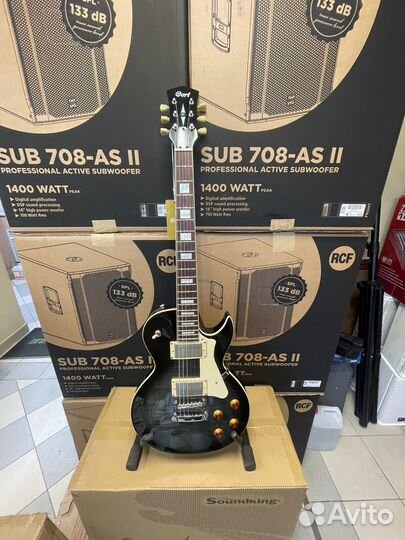 Cort CR250-TBK Classic Rock Электрогитара, черная