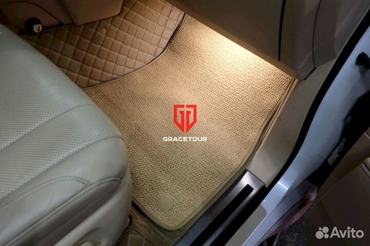 3D коврики из экокожи Lexus