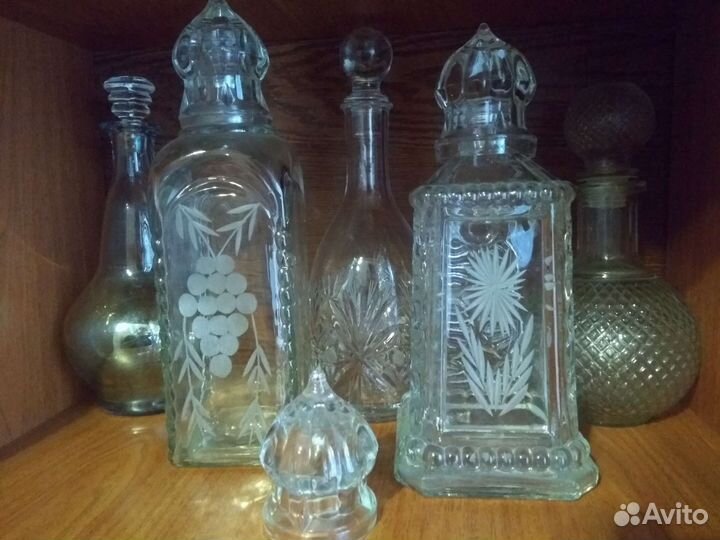 Штоф графин хрусталь и стекло