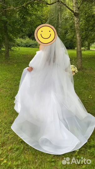 Свадебное платье 40- 44 бу