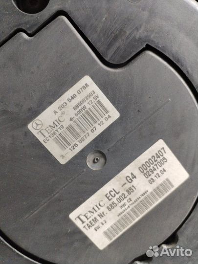 Вентилятор охлаждения Mercedes Clk W209 OM612 2005