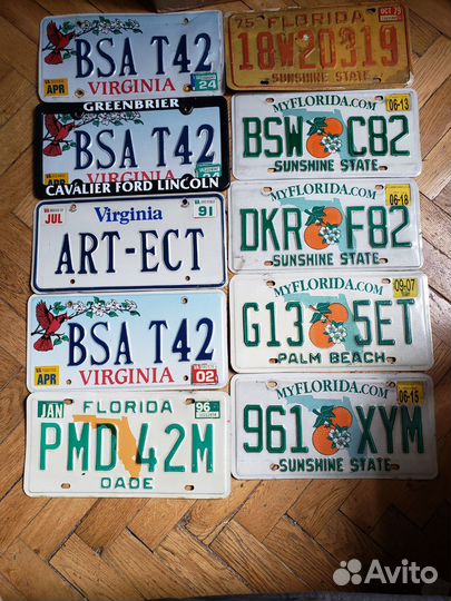 Автомобильные номера usa