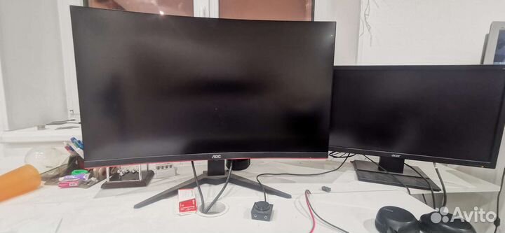 Игровой монитор изогнутый 144h 32 дюйма