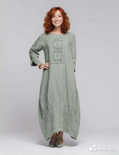 Платье женское льняное 46 48 Kayros