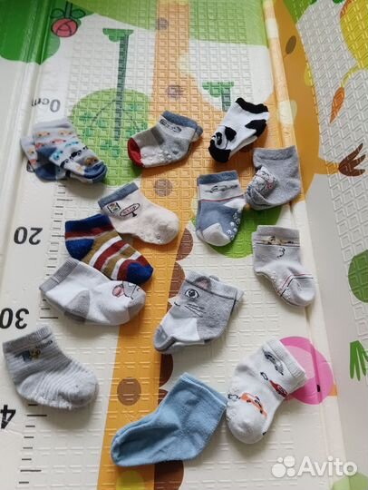 Носочки для мальчика 3-7 месяцев