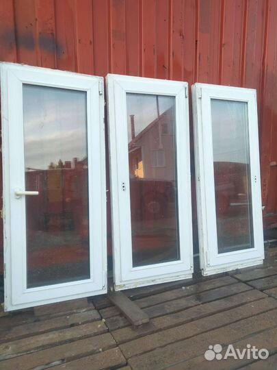 Окна,двери пластиковые бу
