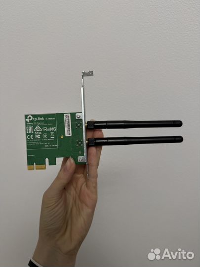 Wifi адаптер 2.4 ггц TP-link PCI-E 300 мбит/с