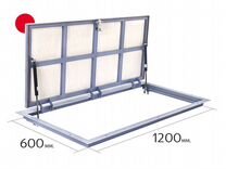 Люк скрытого монтажа под плитку 1200х600