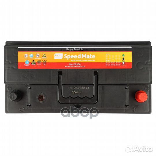 АКБ speedmate Excell 12V 95Ah 800A 353x175x190