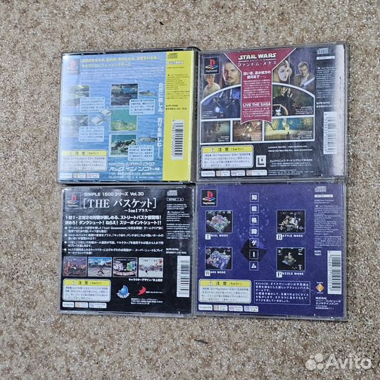 4шт PS1 игры из Японии ntsc-j (лот 7)