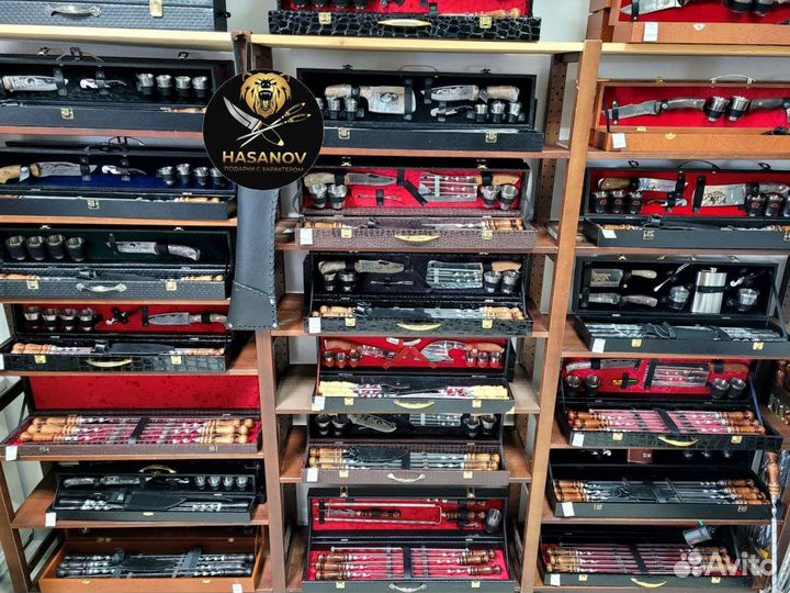 Шашлычный набор Подарочный набор шампуров