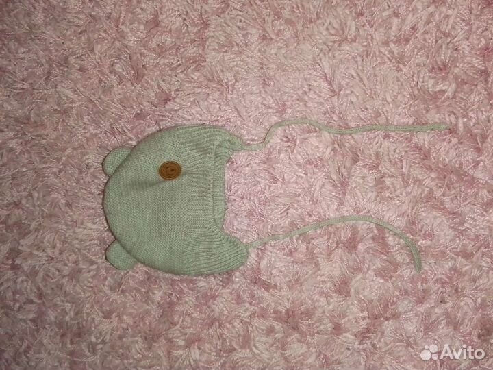 Шапка для новорожденного весенняя