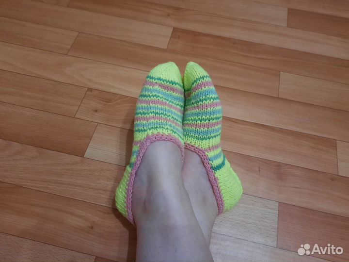 Носки вязаные женские