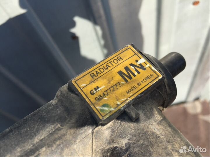 Радиатор охлаждения Daewoo Matiz 2015