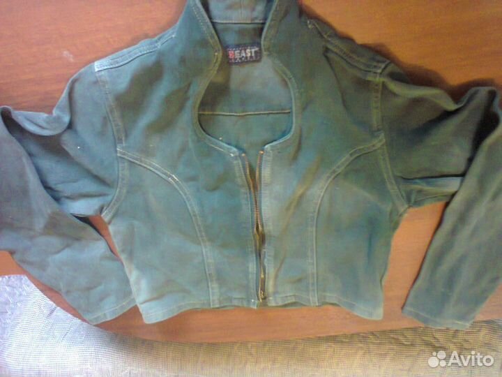 Жакет на молнии р.38-44 под микровельвет