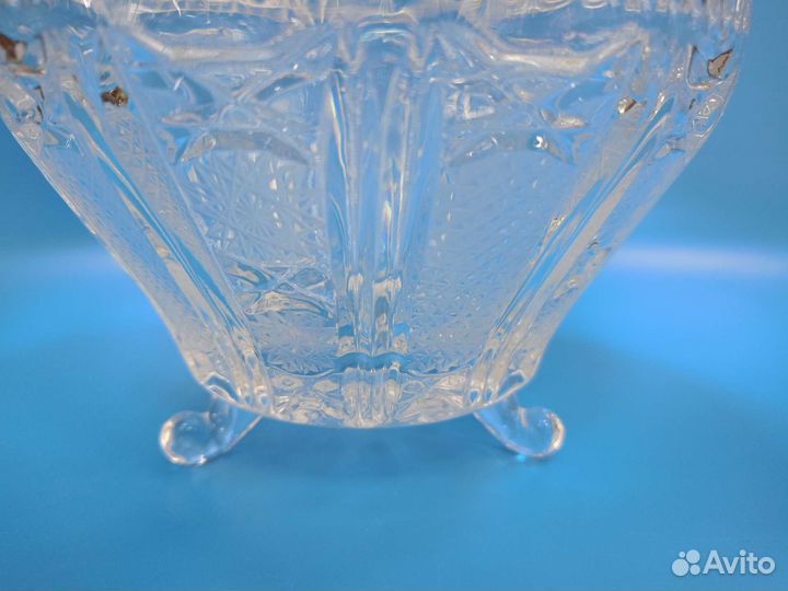 Бонбоньерка/конфетница хрустальная