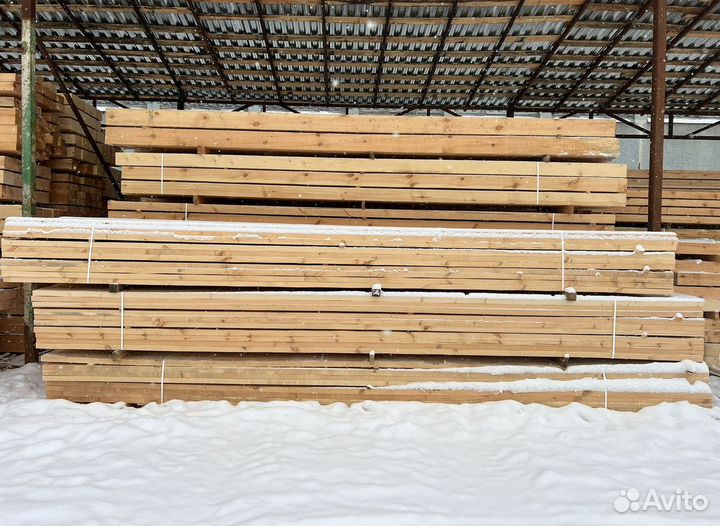 Доска обрезная 40х200х6000мм ГОСТ