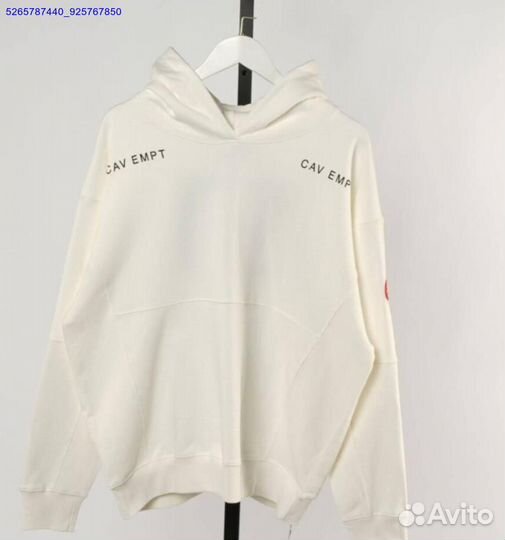 Худи Cav Empt белое (оригинальное качество) (Арт.35091)