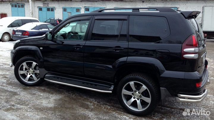 Рейлинги на крышу Toyota Prado 120