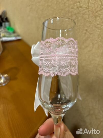 Свадебные бокалы жениха и невесты