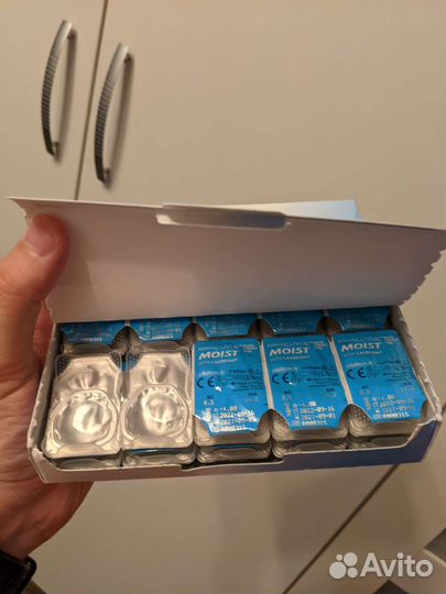 Линзы контактные acuvue moist