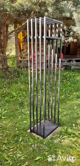 Дровник (стеллаж) в стиле лофт