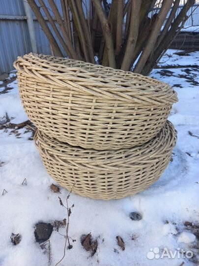 Кашпо из ротанга