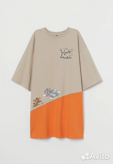 Платье футболка HM M L XL