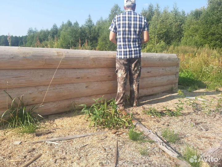 Баня 3*4м из бревна