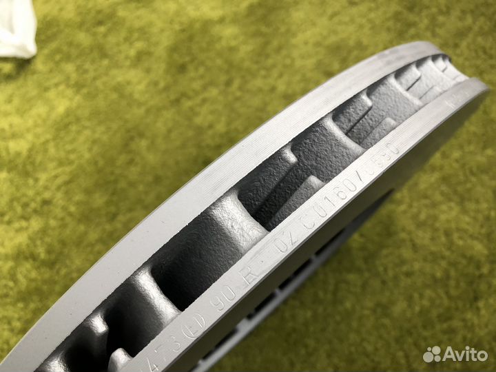 Диски тормозные передние Cayenne 9Y0, Panamera 971