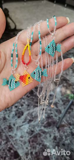 Чокер из бисера