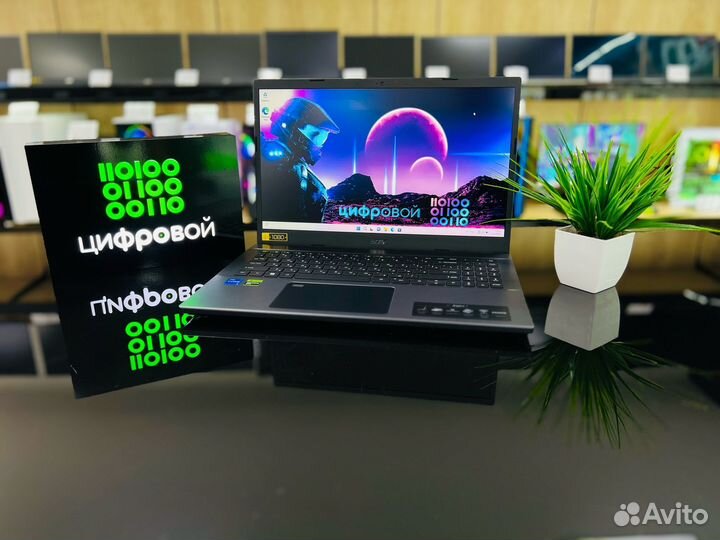 Игровой ноутбук Acer Core i5-12450H/RTX 3050 4gb