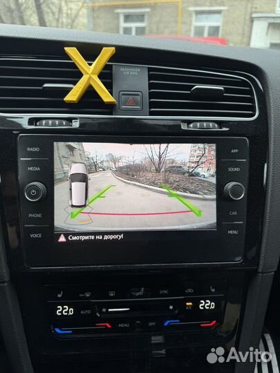 Камера заднего вида volkswagen golf 7