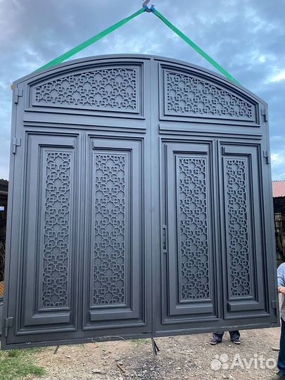 Кованые ворота под ключ с доставкой и установкой y