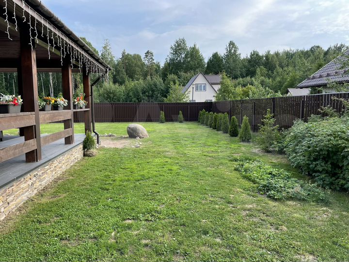 Коттедж 218 м² на участке 12 сот.